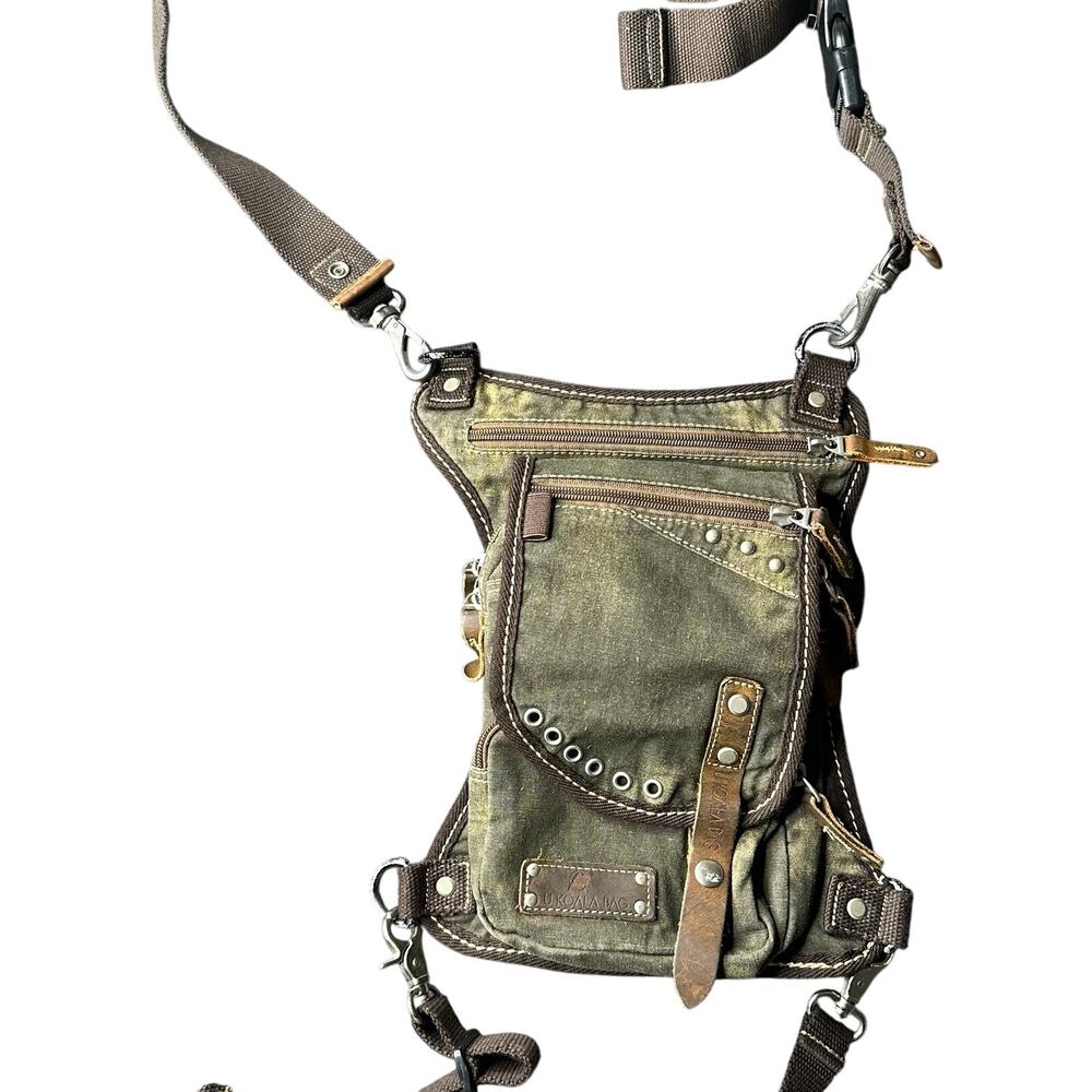Ukoala Compact Wrangler Vintage Green Conceal and Carry Multi-use bag
